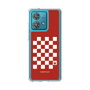 スリムプロテクションケース［ Racing checkered flag Red - レーシングチェッカーフラッグ レッド ］