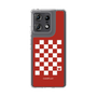 スリムプロテクションケース［ Racing checkered flag Red - レーシングチェッカーフラッグ レッド ］