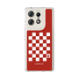 スリムプロテクションケース［ Racing checkered flag Red - レーシングチェッカーフラッグ レッド ］