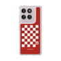 スリムプロテクションケース［ Racing checkered flag Red - レーシングチェッカーフラッグ レッド ］