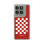 スリムプロテクションケース［ Racing checkered flag Red - レーシングチェッカーフラッグ レッド ］