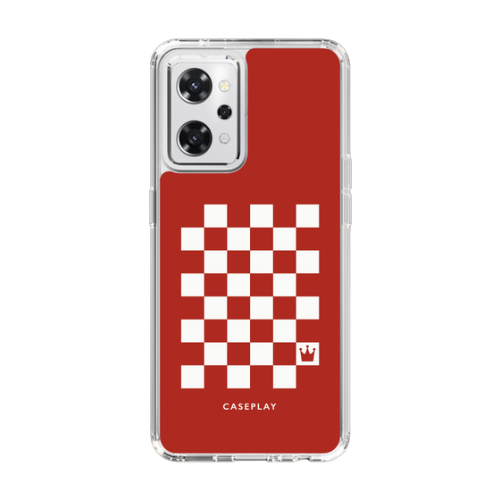 スリムプロテクションケース［ Racing checkered flag Red - レーシングチェッカーフラッグ レッド ］