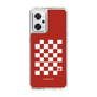 スリムプロテクションケース［ Racing checkered flag Red - レーシングチェッカーフラッグ レッド ］