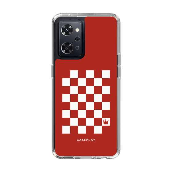 スリムプロテクションケース［ Racing checkered flag Red - レーシングチェッカーフラッグ レッド ］