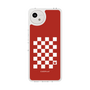 スリムプロテクションケース［ Racing checkered flag Red - レーシングチェッカーフラッグ レッド ］