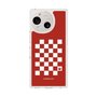 スリムプロテクションケース［ Racing checkered flag Red - レーシングチェッカーフラッグ レッド ］