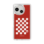 スリムプロテクションケース［ Racing checkered flag Red - レーシングチェッカーフラッグ レッド ］