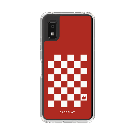 スリムプロテクションケース［ Racing checkered flag Red - レーシングチェッカーフラッグ レッド ］