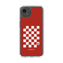 スリムプロテクションケース［ Racing checkered flag Red - レーシングチェッカーフラッグ レッド ］