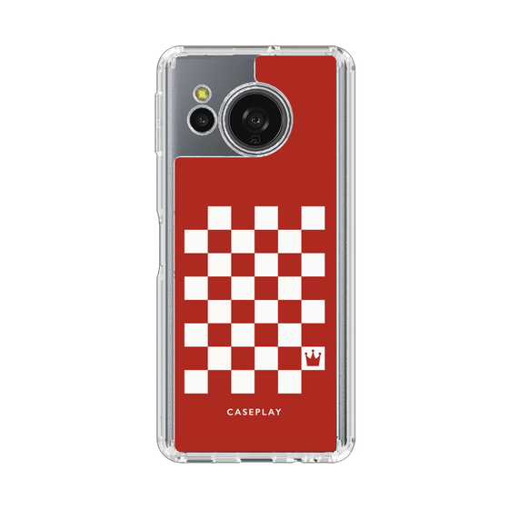 スリムプロテクションケース［ Racing checkered flag Red - レーシングチェッカーフラッグ レッド ］