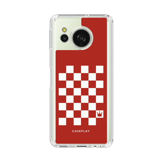 スリムプロテクションケース［ Racing checkered flag Red - レーシングチェッカーフラッグ レッド ］