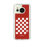 スリムプロテクションケース［ Racing checkered flag Red - レーシングチェッカーフラッグ レッド ］