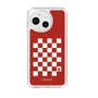 スリムプロテクションケース［ Racing checkered flag Red - レーシングチェッカーフラッグ レッド ］