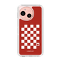 スリムプロテクションケース［ Racing checkered flag Red - レーシングチェッカーフラッグ レッド ］