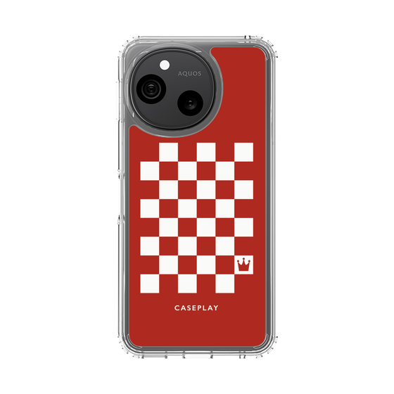 スリムプロテクションケース［ Racing checkered flag Red - レーシングチェッカーフラッグ レッド ］