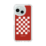 スリムプロテクションケース［ Racing checkered flag Red - レーシングチェッカーフラッグ レッド ］