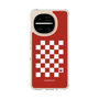 スリムプロテクションケース［ Racing checkered flag Red - レーシングチェッカーフラッグ レッド ］