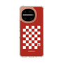 スリムプロテクションケース［ Racing checkered flag Red - レーシングチェッカーフラッグ レッド ］