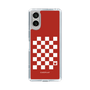 スリムプロテクションケース［ Racing checkered flag Red - レーシングチェッカーフラッグ レッド ］