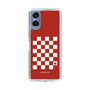 スリムプロテクションケース［ Racing checkered flag Red - レーシングチェッカーフラッグ レッド ］