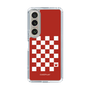 スリムプロテクションケース［ Racing checkered flag Red - レーシングチェッカーフラッグ レッド ］