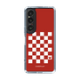 スリムプロテクションケース［ Racing checkered flag Red - レーシングチェッカーフラッグ レッド ］