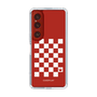 スリムプロテクションケース［ Racing checkered flag Red - レーシングチェッカーフラッグ レッド ］