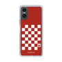 スリムプロテクションケース［ Racing checkered flag Red - レーシングチェッカーフラッグ レッド ］