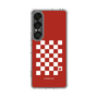 スリムプロテクションケース［ Racing checkered flag Red - レーシングチェッカーフラッグ レッド ］