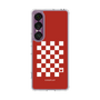 スリムプロテクションケース［ Racing checkered flag Red - レーシングチェッカーフラッグ レッド ］