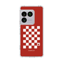 スリムプロテクションケース［ Racing checkered flag Red - レーシングチェッカーフラッグ レッド ］