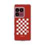 スリムプロテクションケース［ Racing checkered flag Red - レーシングチェッカーフラッグ レッド ］