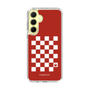 スリムプロテクションケース［ Racing checkered flag Red - レーシングチェッカーフラッグ レッド ］