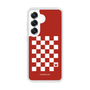 スリムプロテクションケース［ Racing checkered flag Red - レーシングチェッカーフラッグ レッド ］