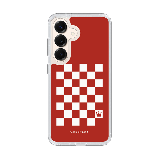 スリムプロテクションケース［ Racing checkered flag Red - レーシングチェッカーフラッグ レッド ］