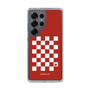 スリムプロテクションケース［ Racing checkered flag Red - レーシングチェッカーフラッグ レッド ］