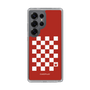 スリムプロテクションケース［ Racing checkered flag Red - レーシングチェッカーフラッグ レッド ］