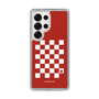 スリムプロテクションケース［ Racing checkered flag Red - レーシングチェッカーフラッグ レッド ］