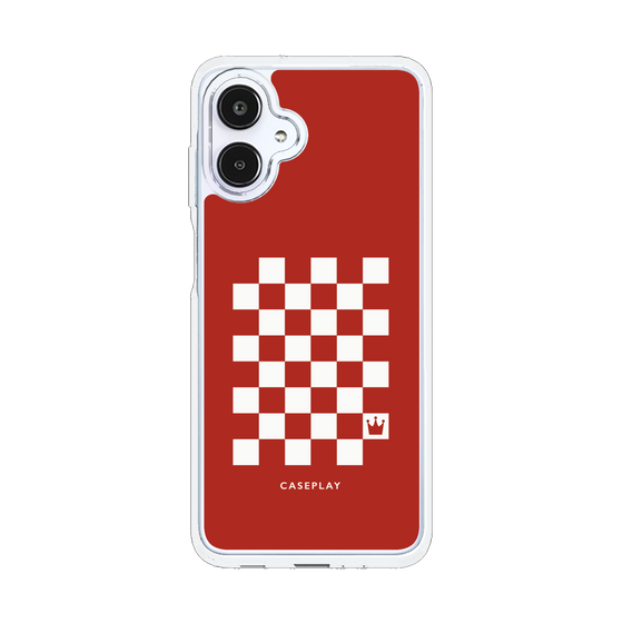 スリムプロテクションケース［ Racing checkered flag Red - レーシングチェッカーフラッグ レッド ］