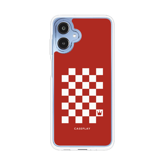スリムプロテクションケース［ Racing checkered flag Red - レーシングチェッカーフラッグ レッド ］