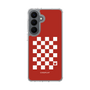 スリムプロテクションケース［ Racing checkered flag Red - レーシングチェッカーフラッグ レッド ］