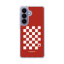 スリムプロテクションケース［ Racing checkered flag Red - レーシングチェッカーフラッグ レッド ］