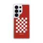 スリムプロテクションケース［ Racing checkered flag Red - レーシングチェッカーフラッグ レッド ］