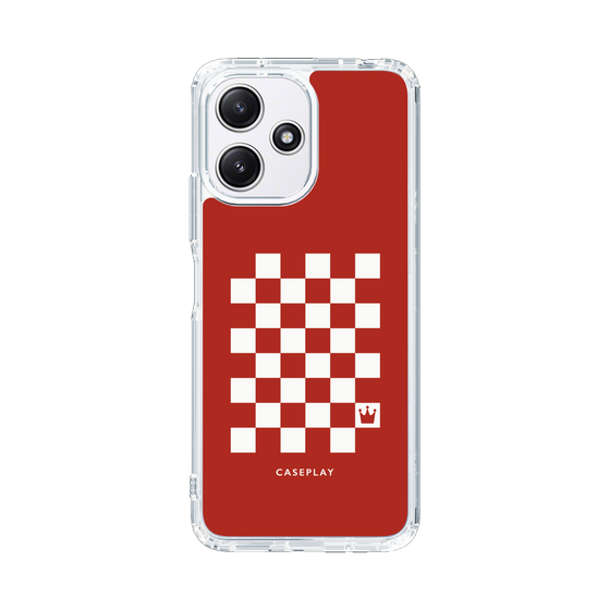 スリムプロテクションケース［ Racing checkered flag Red - レーシングチェッカーフラッグ レッド ］