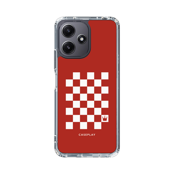 スリムプロテクションケース［ Racing checkered flag Red - レーシングチェッカーフラッグ レッド ］