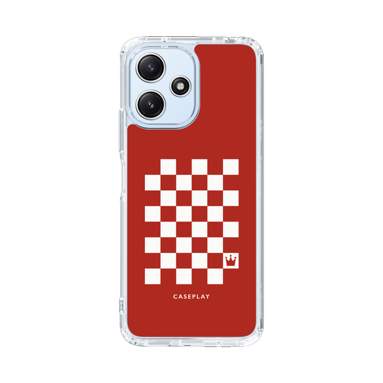 スリムプロテクションケース［ Racing checkered flag Red - レーシングチェッカーフラッグ レッド ］