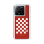 スリムプロテクションケース［ Racing checkered flag Red - レーシングチェッカーフラッグ レッド ］