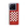 スリムプロテクションケース［ Racing checkered flag Red - レーシングチェッカーフラッグ レッド ］