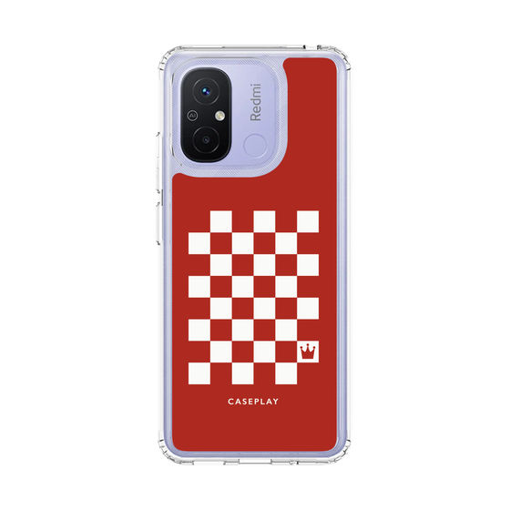 スリムプロテクションケース［ Racing checkered flag Red - レーシングチェッカーフラッグ レッド ］