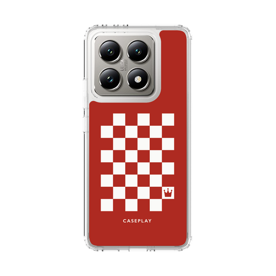 スリムプロテクションケース［ Racing checkered flag Red - レーシングチェッカーフラッグ レッド ］